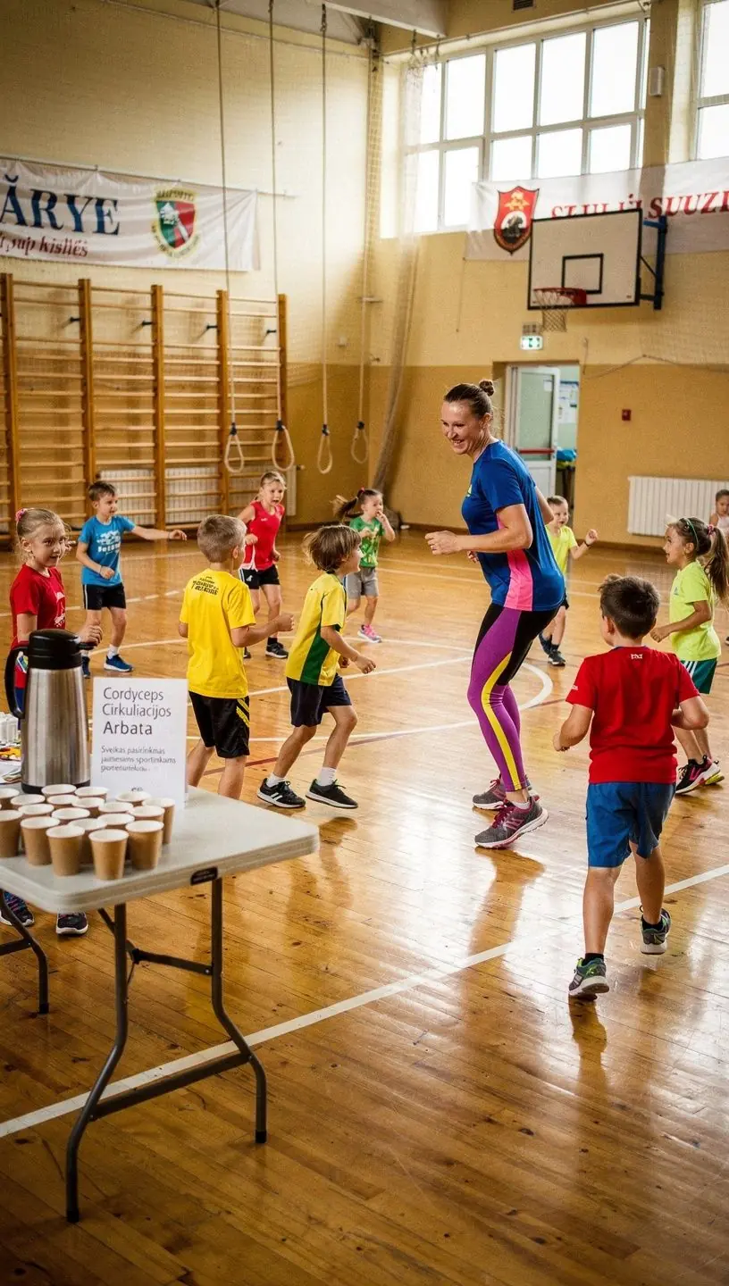 Natūralių ingredientų mišinys, skirtas gerinti kraujotaką ir energiją.